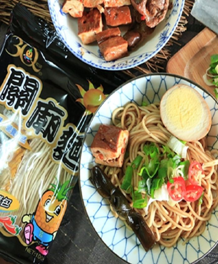 關廟寬麵－沙茶