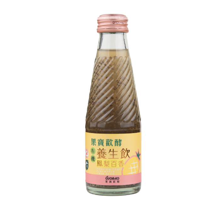 有機果寶歡酵鳳梨百香養生飲