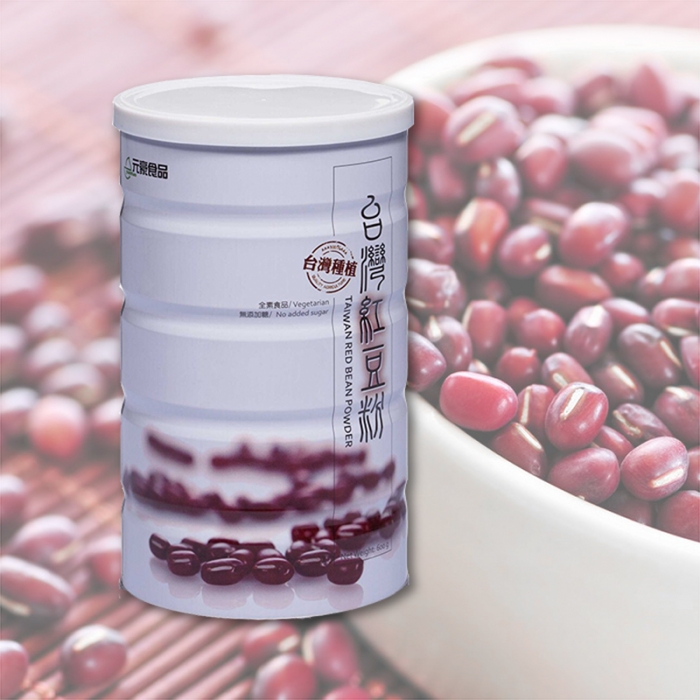 元豪食品-臺灣紅豆粉-3罐入